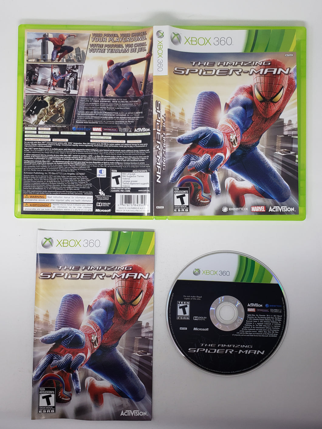 Amazing Spiderman - Microsoft Xbox 360