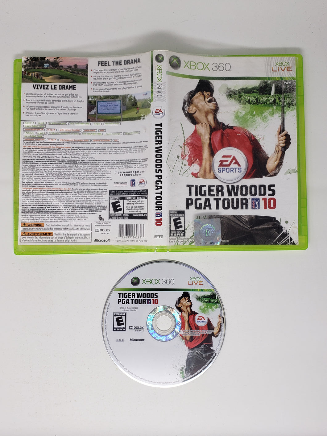 Tiger Woods PGA Tour 10 - Microsoft Xbox 360