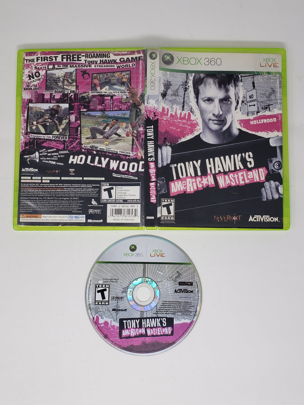Tony Hawk American Wasteland - Microsoft Xbox 360