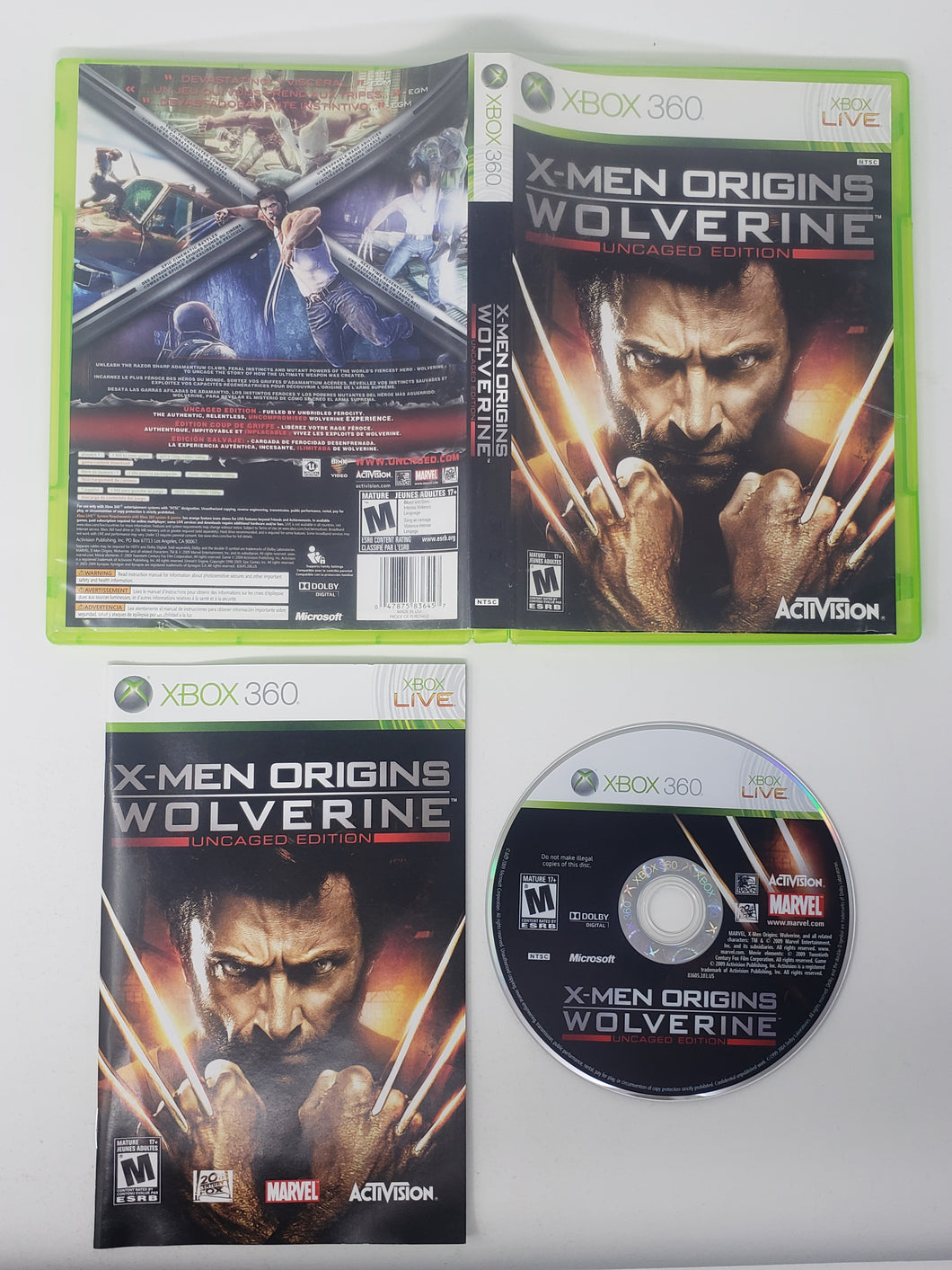 X-Men Origins - Wolverine - Microsoft Xbox 360