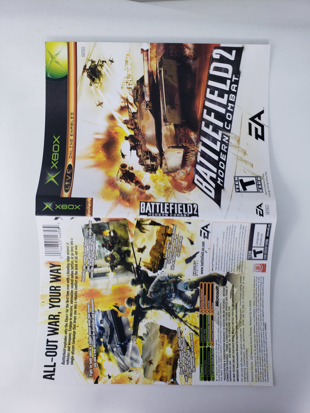 Battlefield 2 Modern Combat [Cover art] - Microsoft Xbox