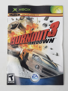 Burnout 3 Takedown [manuel] - Microsoft XBOX