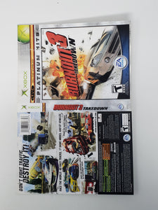 Burnout 3 Takedown [Palmarès Platine] [Couverture] - Microsoft XBOX