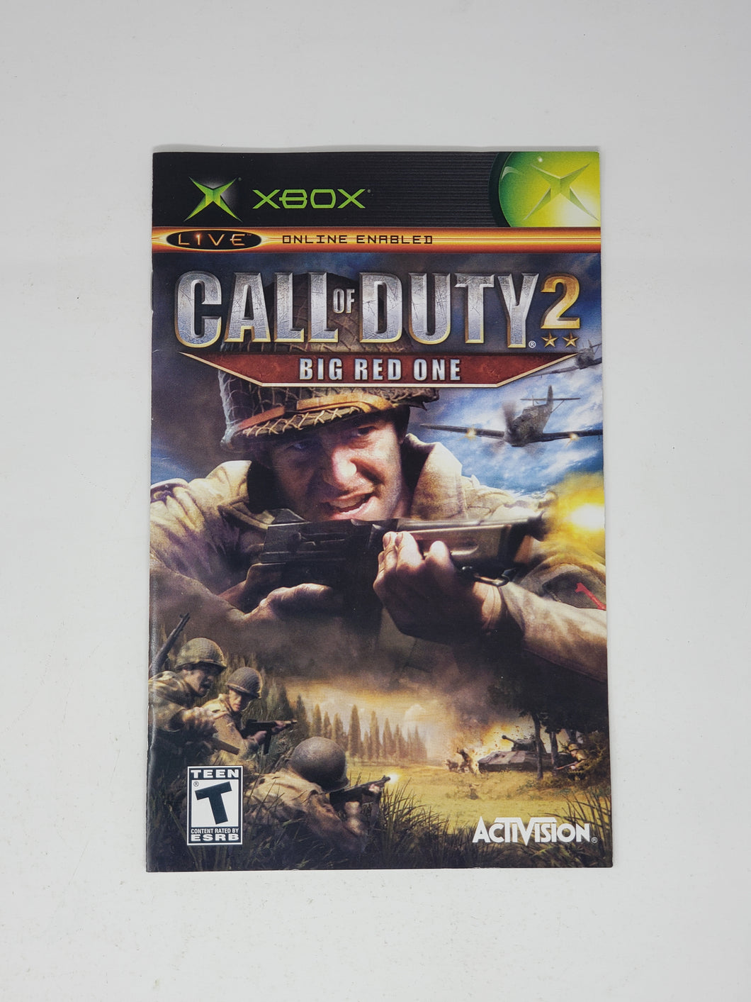 Call of Duty 2 Big Red One [manuel] - Microsoft XBOX