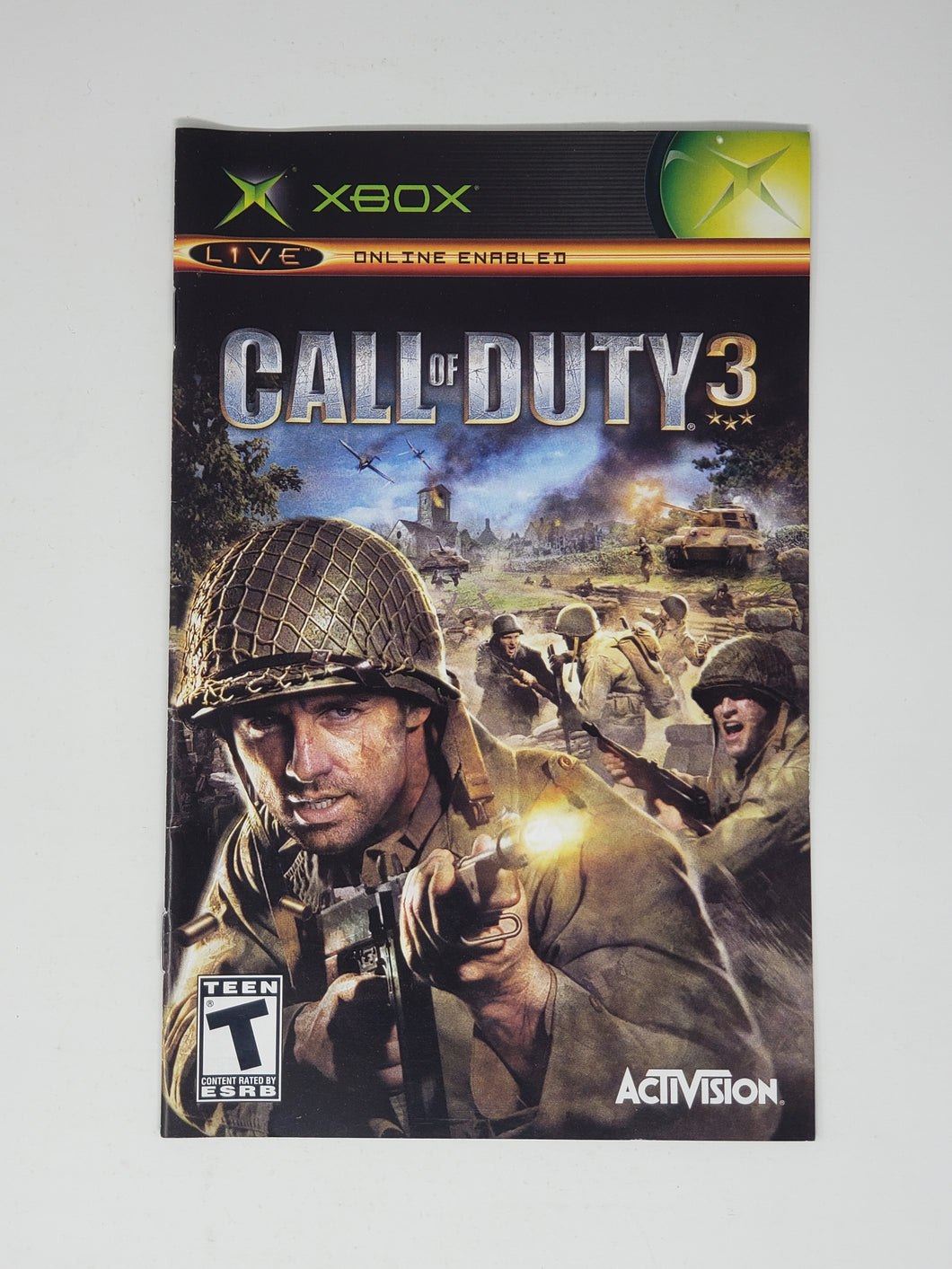 Call of Duty 3 [manuel] - Microsoft XBOX