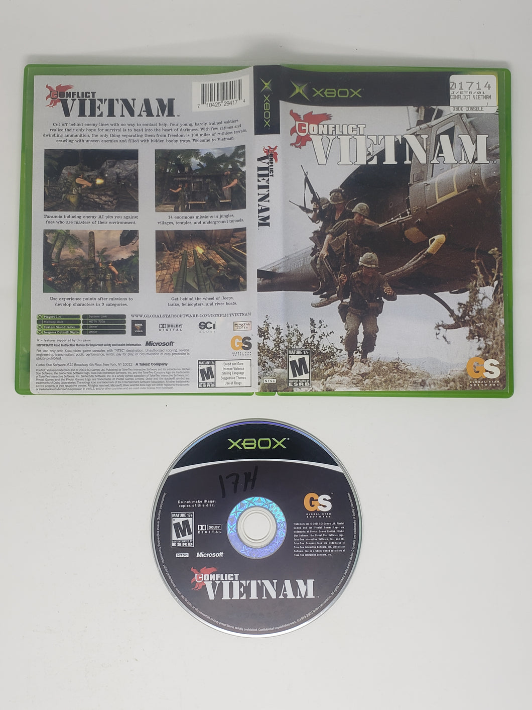 Conflict Vietnam - Microsoft Xbox