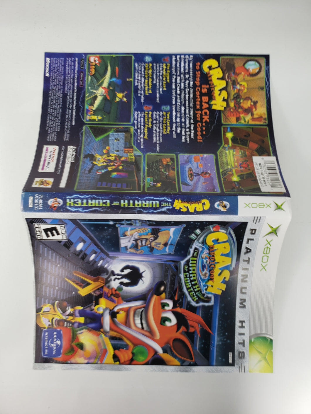 Crash Bandicoot The Wrath of Cortex [Platinum Hits] [Cover art] - Microsoft Xbox