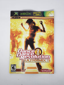 Dance Dance Revolution Ultramix 3 [manual] - Microsoft XBOX