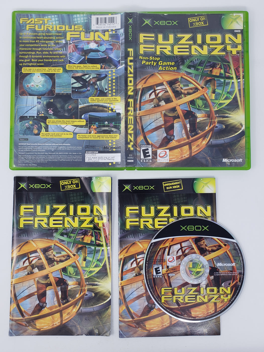 Fuzion Frenzy - Microsoft Xbox