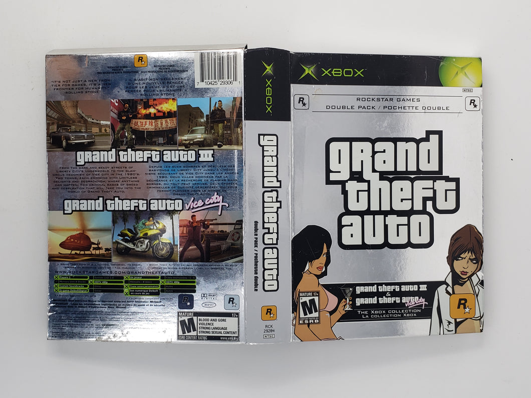 Grand Theft Auto Double Pack [box] - Microsoft Xbox