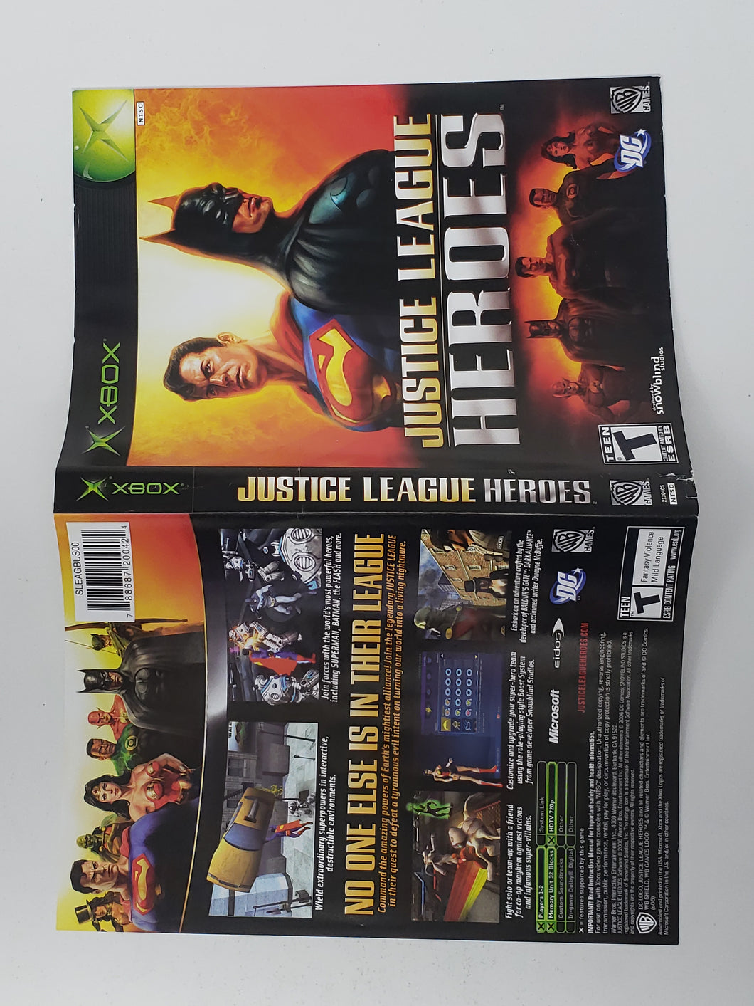 Justice League Heroes [Couverture] - Microsoft XBOX