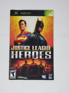 Justice League Heroes [manuel] - Microsoft XBOX