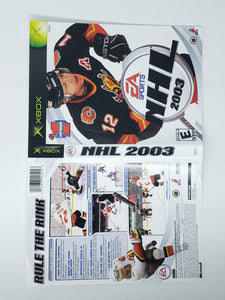 NHL 2003 [Cover art] - Microsoft XBOX
