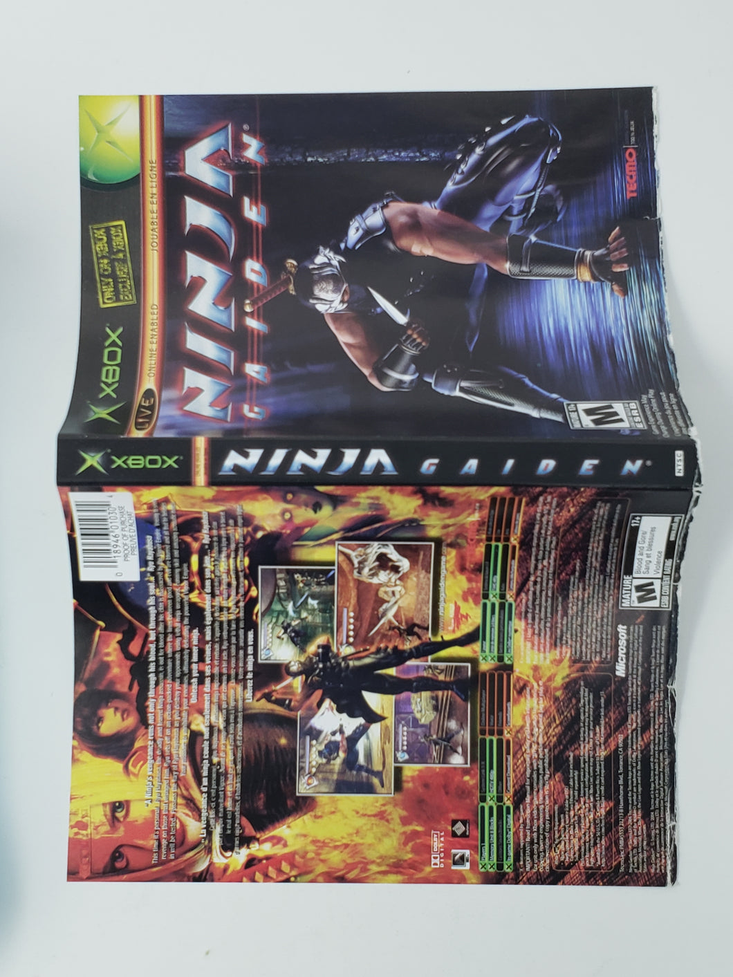 Ninja Gaiden [Cover art] - Microsoft XBOX