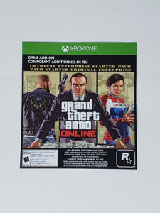 Grand Theft Auto Online [Insertion] - Microsoft XboxOne