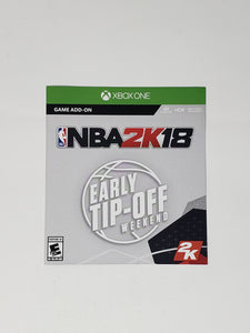 NBA 2K18 Code [Insertion] - Microsoft XboxOne