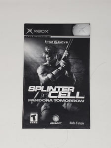 Splinter Cell Pandora Tomorrow [manuel] - Microsoft Xbox