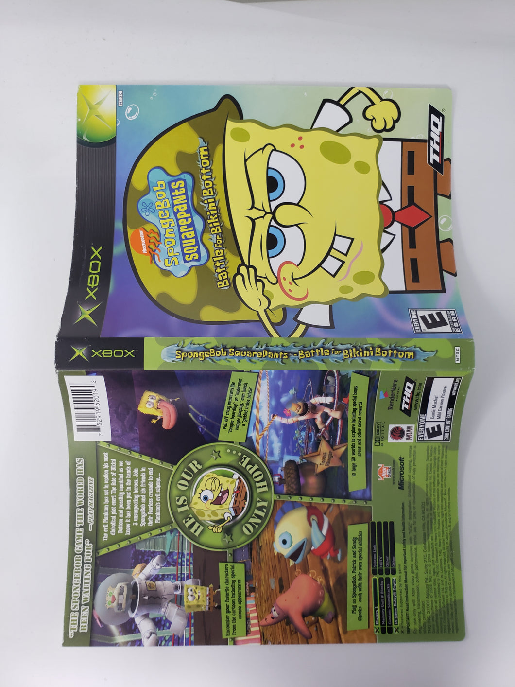 SpongeBob SquarePants Battle for Bikini Bottom [Cover art] - Microsoft Xbox