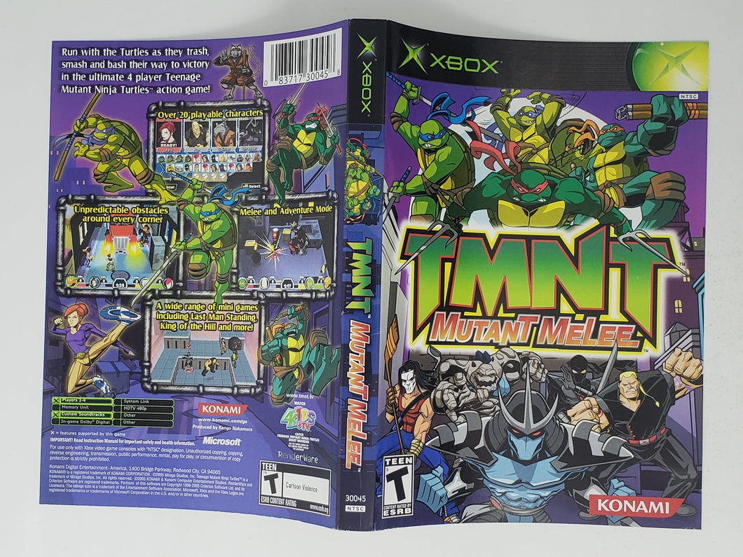 TMNT Mutant Melee [Cover art] - Microsoft XBOX