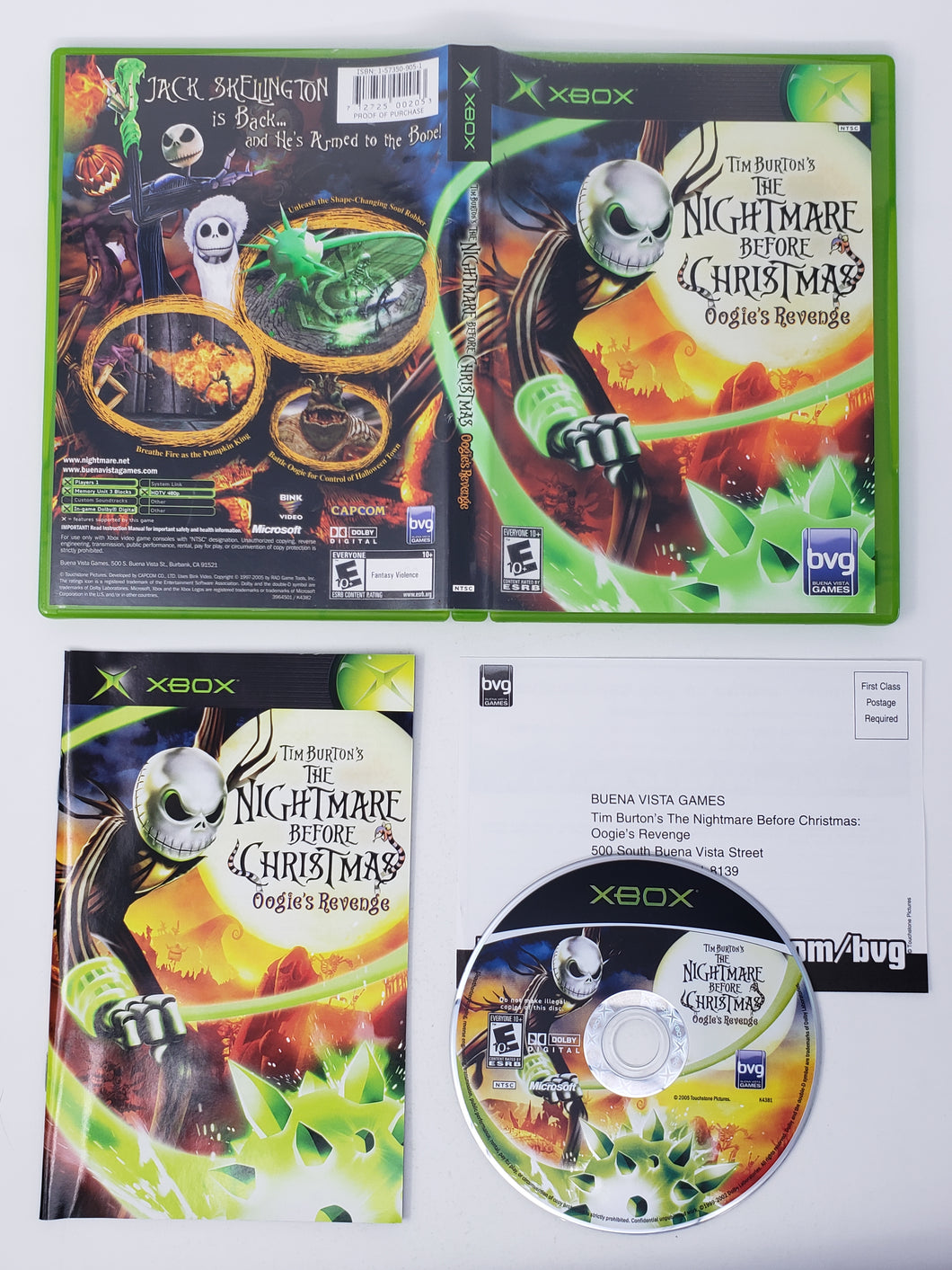 Nightmare Before Christmas Oogies Revenge - Microsoft Xbox