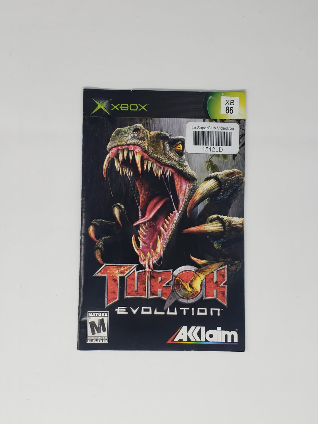 Turok Evolution [manual] - Microsoft XBOX
