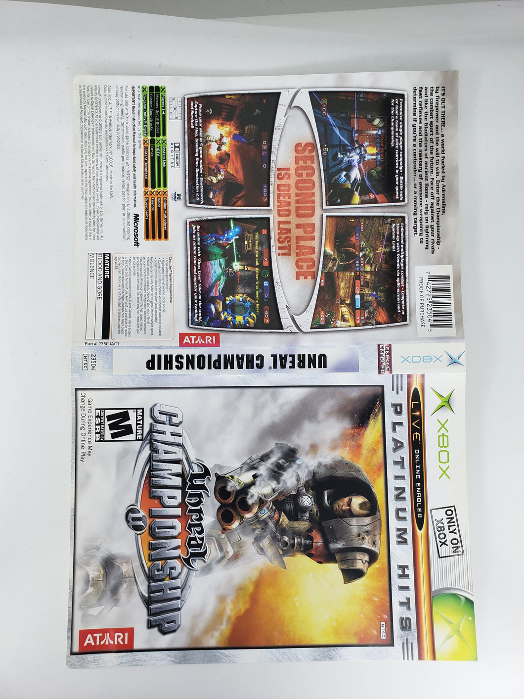 Unreal Championship [Platinum Hits] [Cover art] - Microsoft Xbox