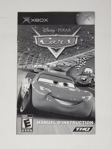 Cars [manual] - Microsoft XBOX