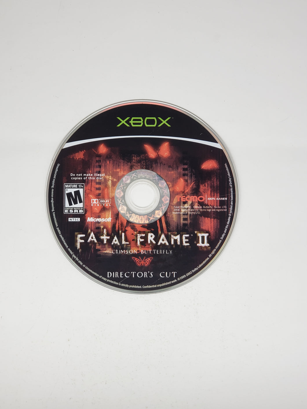Fatal Frame 2 - Microsoft Xbox