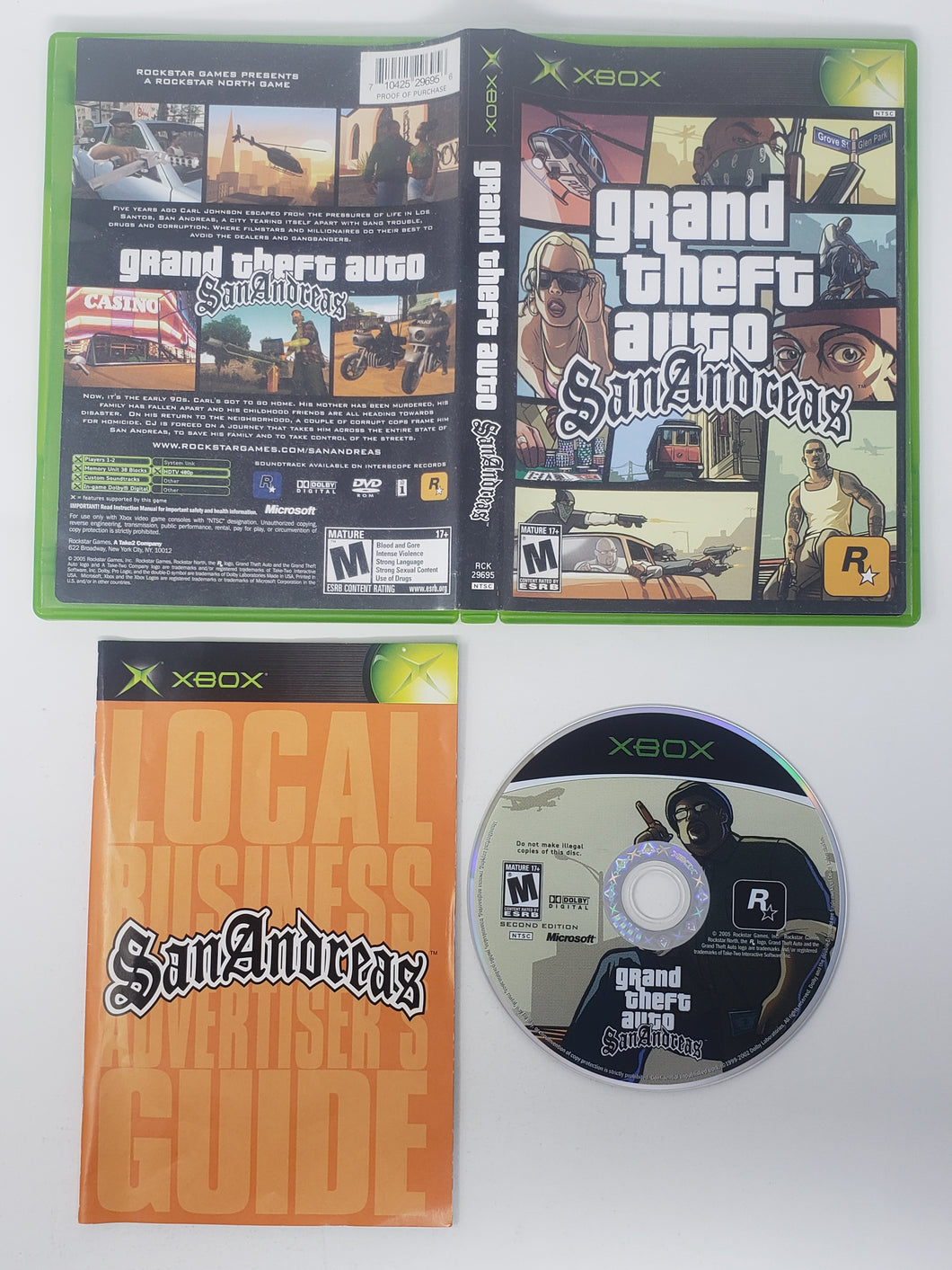 Grand Theft Auto San Andreas - Microsoft Xbox