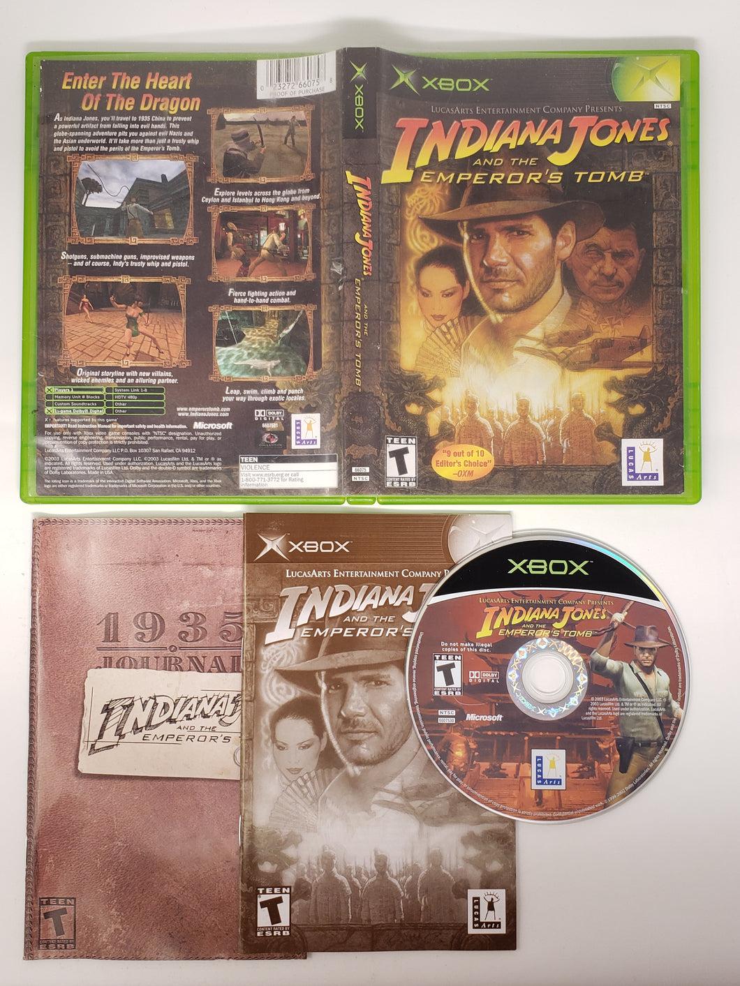 Indiana Jones and the Emperor's Tomb - Microsoft Xbox
