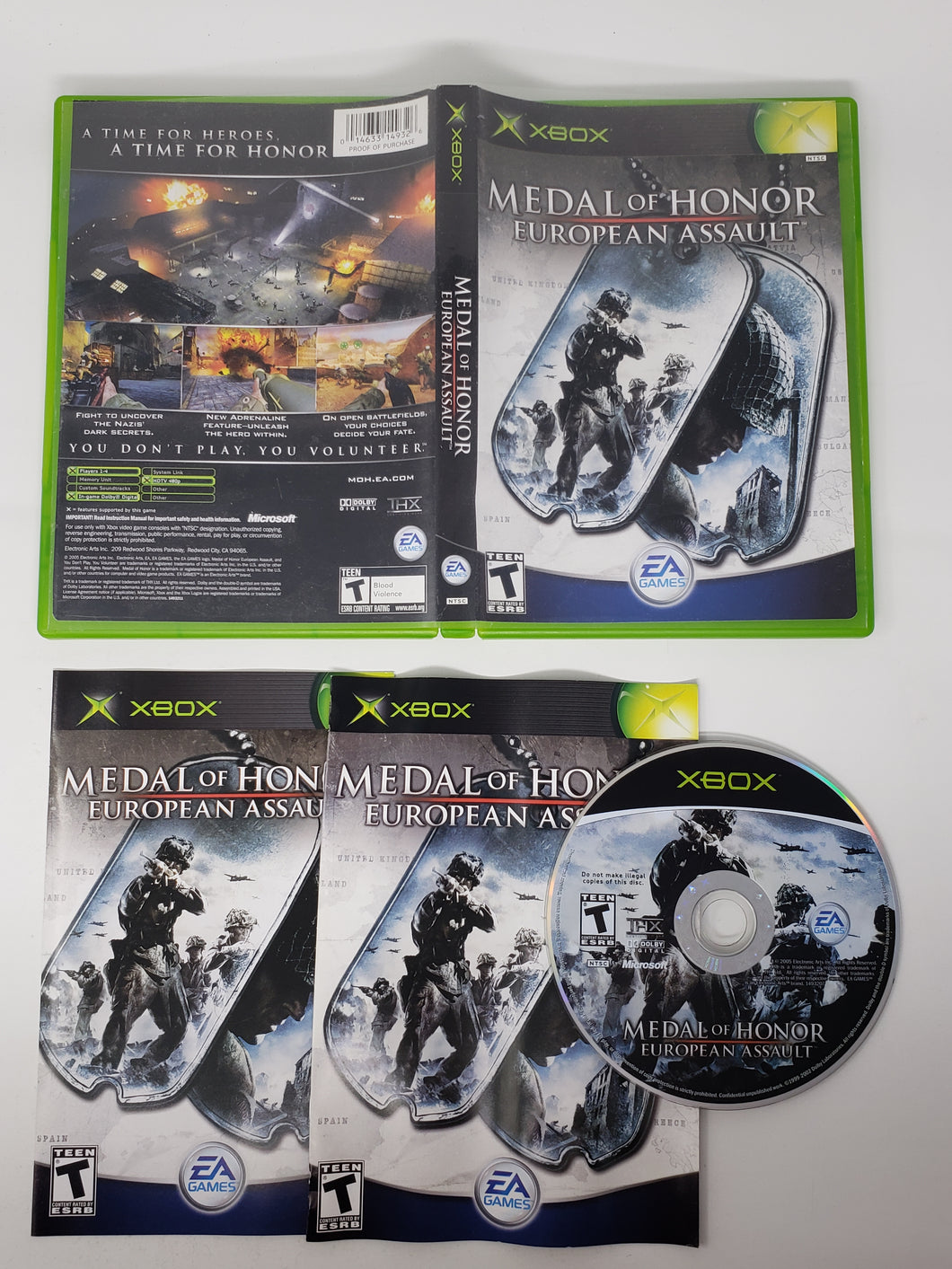 Medal of Honor European Assault - Microsoft Xbox