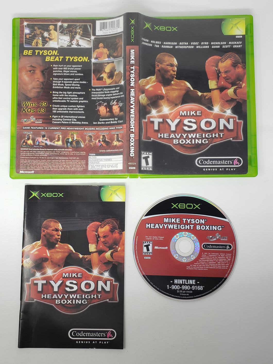 XBOX - Mike Tyson Boxe [cib]