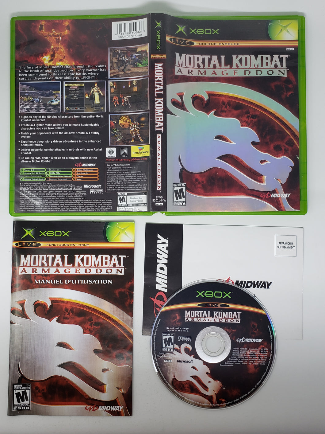 Mortal Kombat Armageddon - Microsoft Xbox