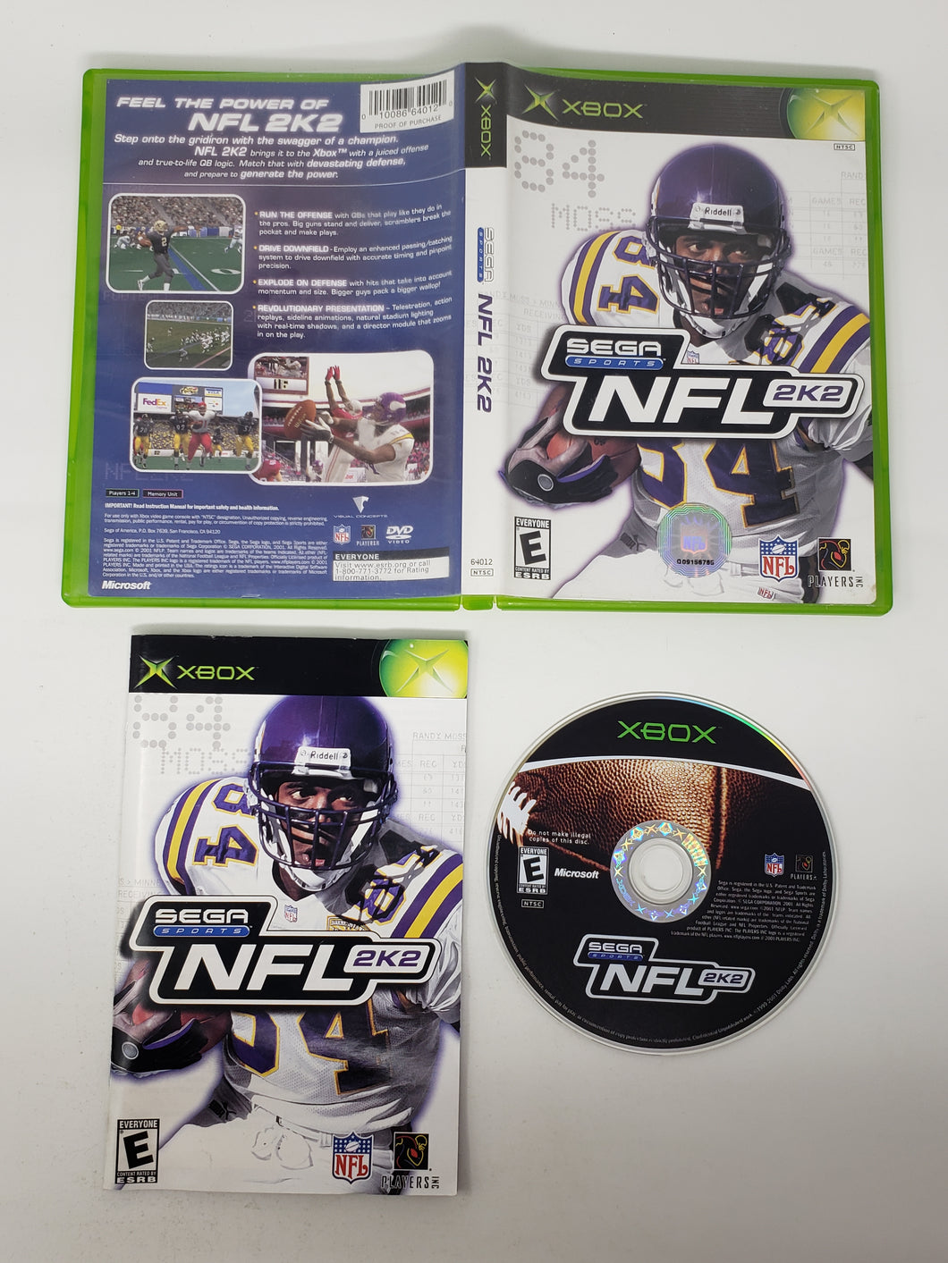 NFL 2K2 - Microsoft Xbox