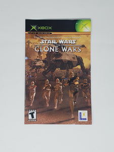 Star Wars Clone Wars [manual] - Microsoft Xbox