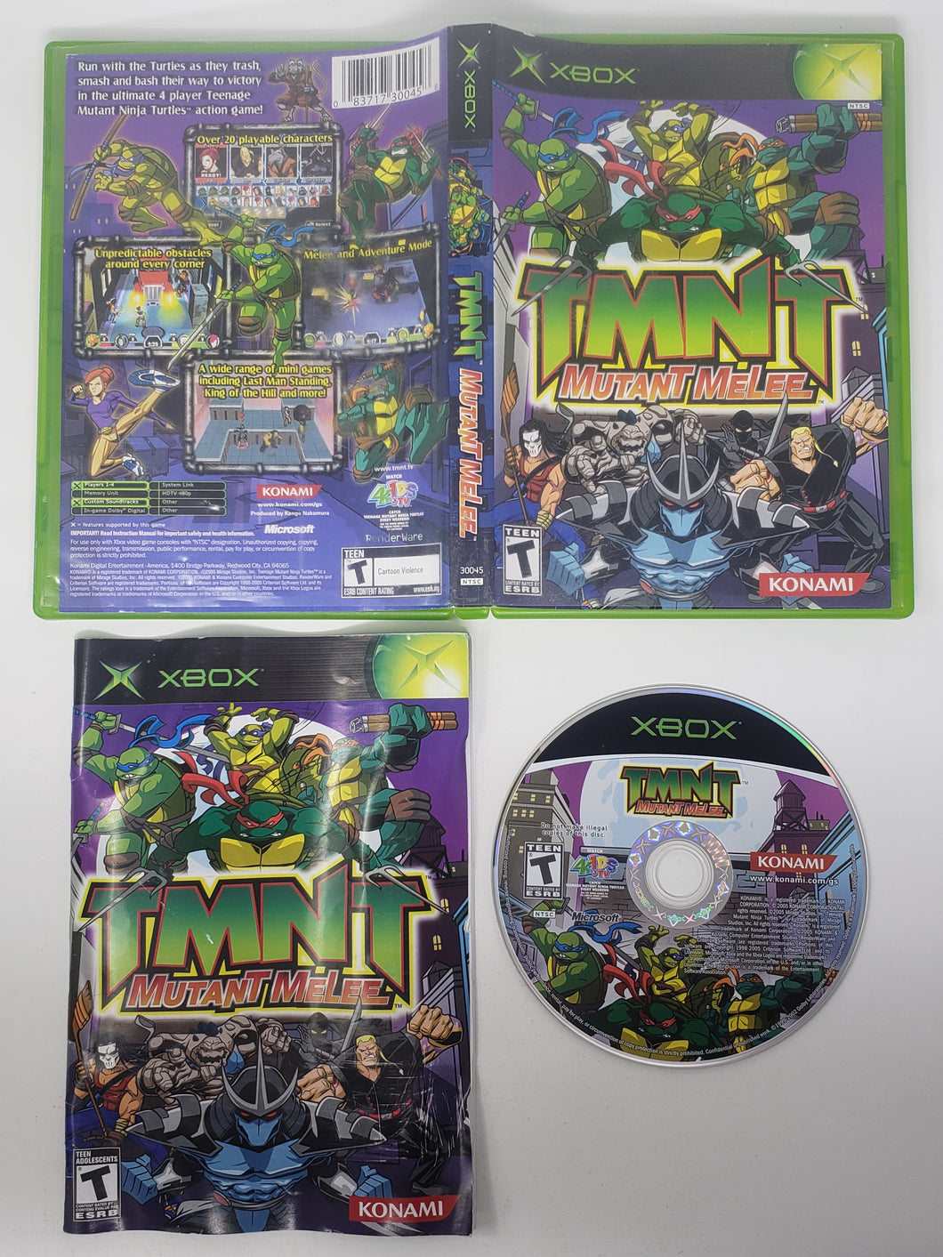 TMNT Mutant Melee - Microsoft Xbox