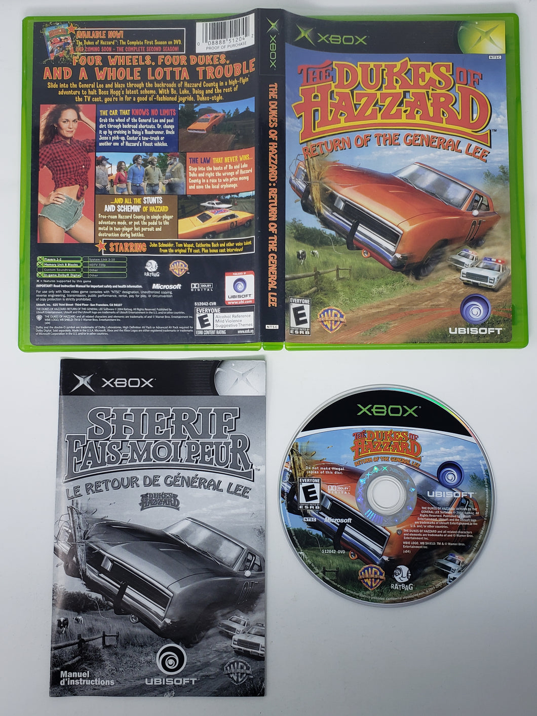 Dukes of Hazzard Return of the General Lee - Microsoft Xbox