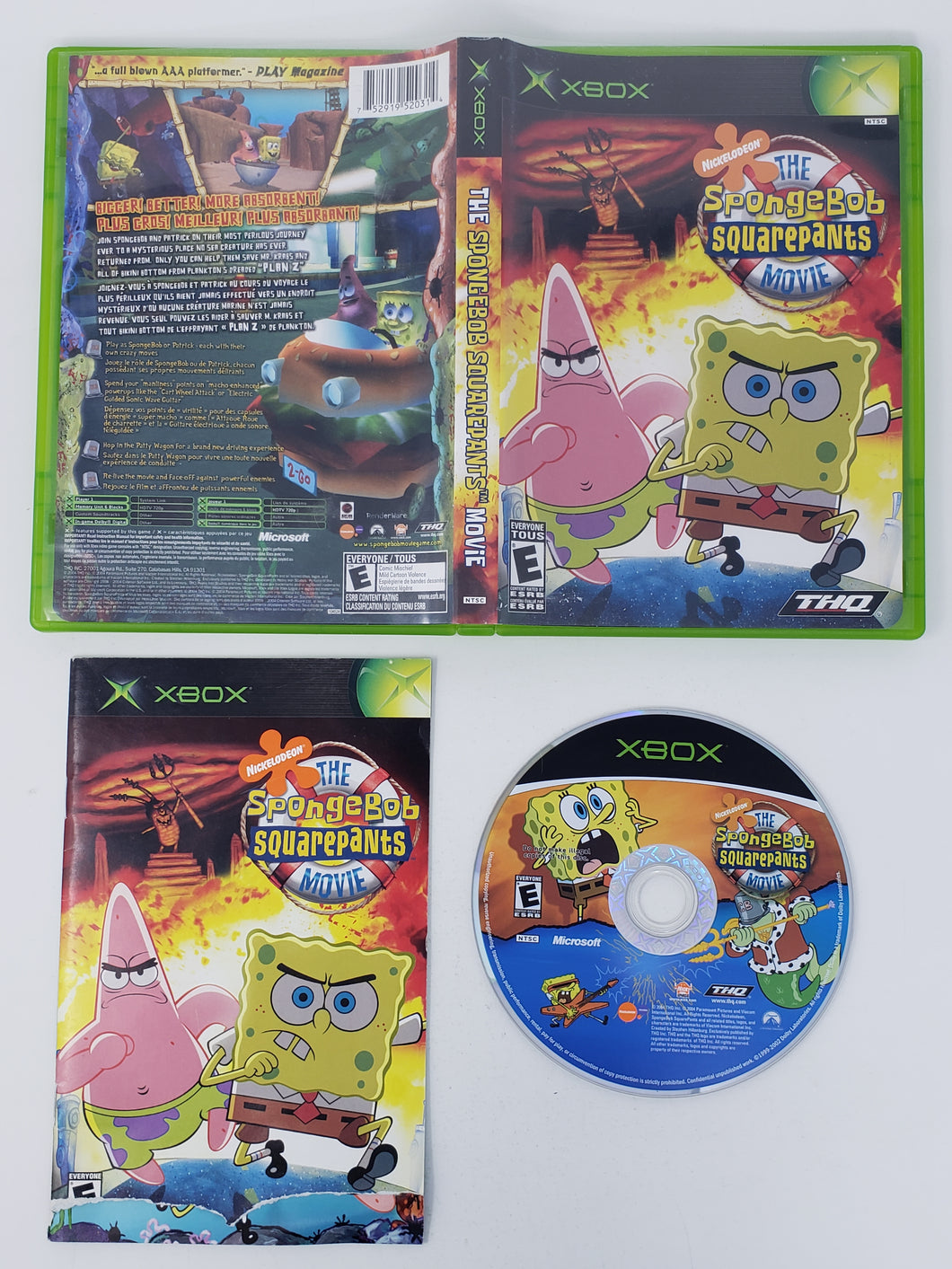 SpongeBob SquarePants The Movie - Microsoft Xbox