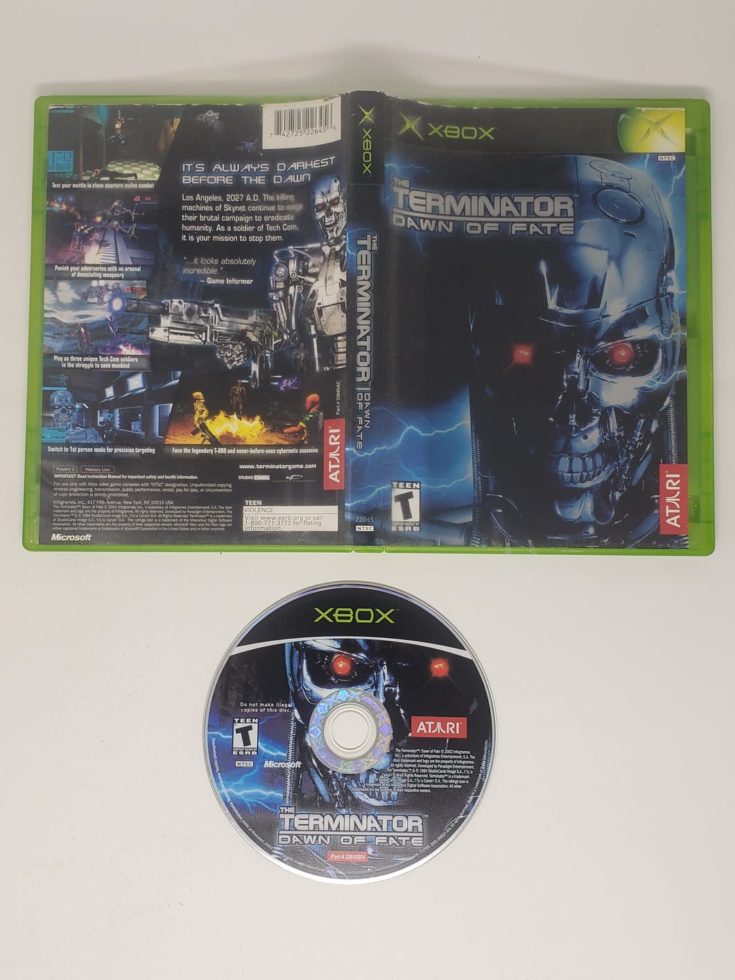 Terminator Dawn of Fate - Microsoft Xbox