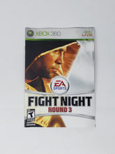 Load image into Gallery viewer, Fight Night Round 3 [Manual] - Microsoft Xbox 360
