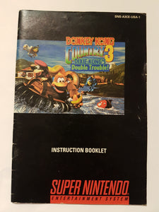Donkey Kong Country 3 [manual] - Super Nintendo | SNES