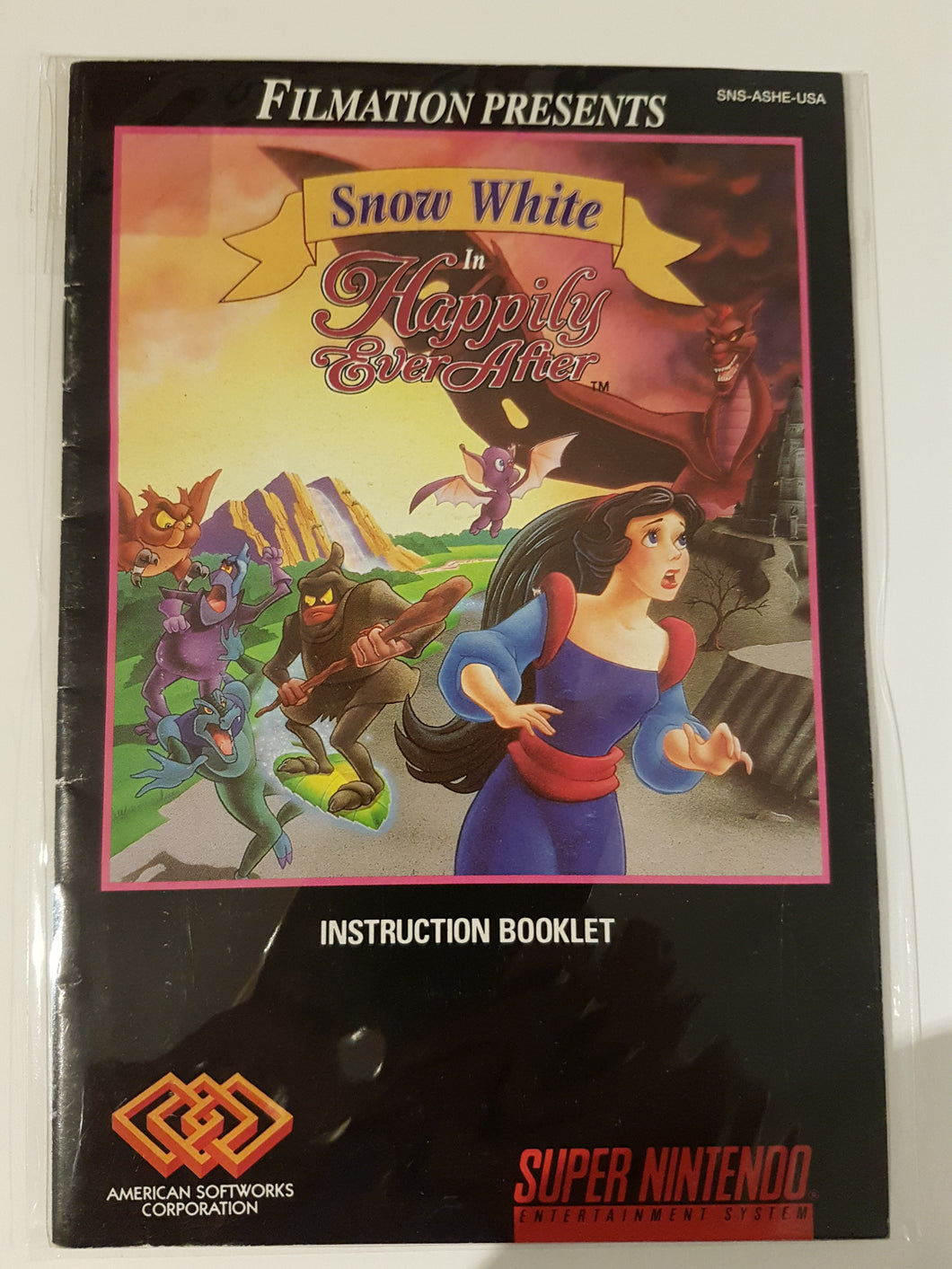Snow White in Happily Ever After [manual] - Super Nintendo | SNES
