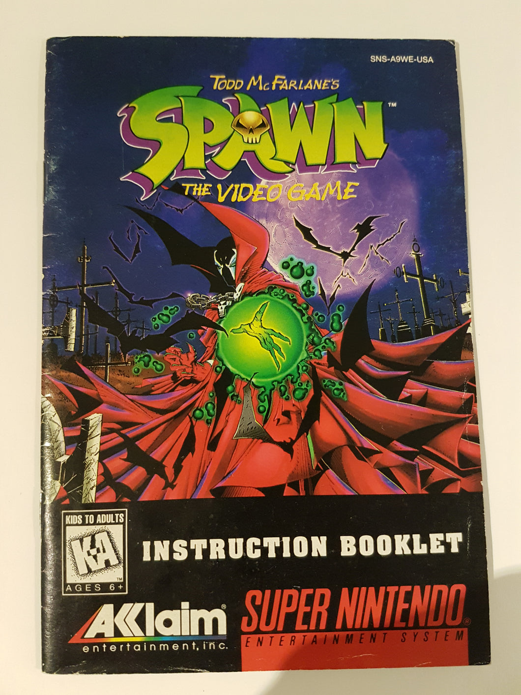 Spawn [manual] - Super Nintendo | SNES