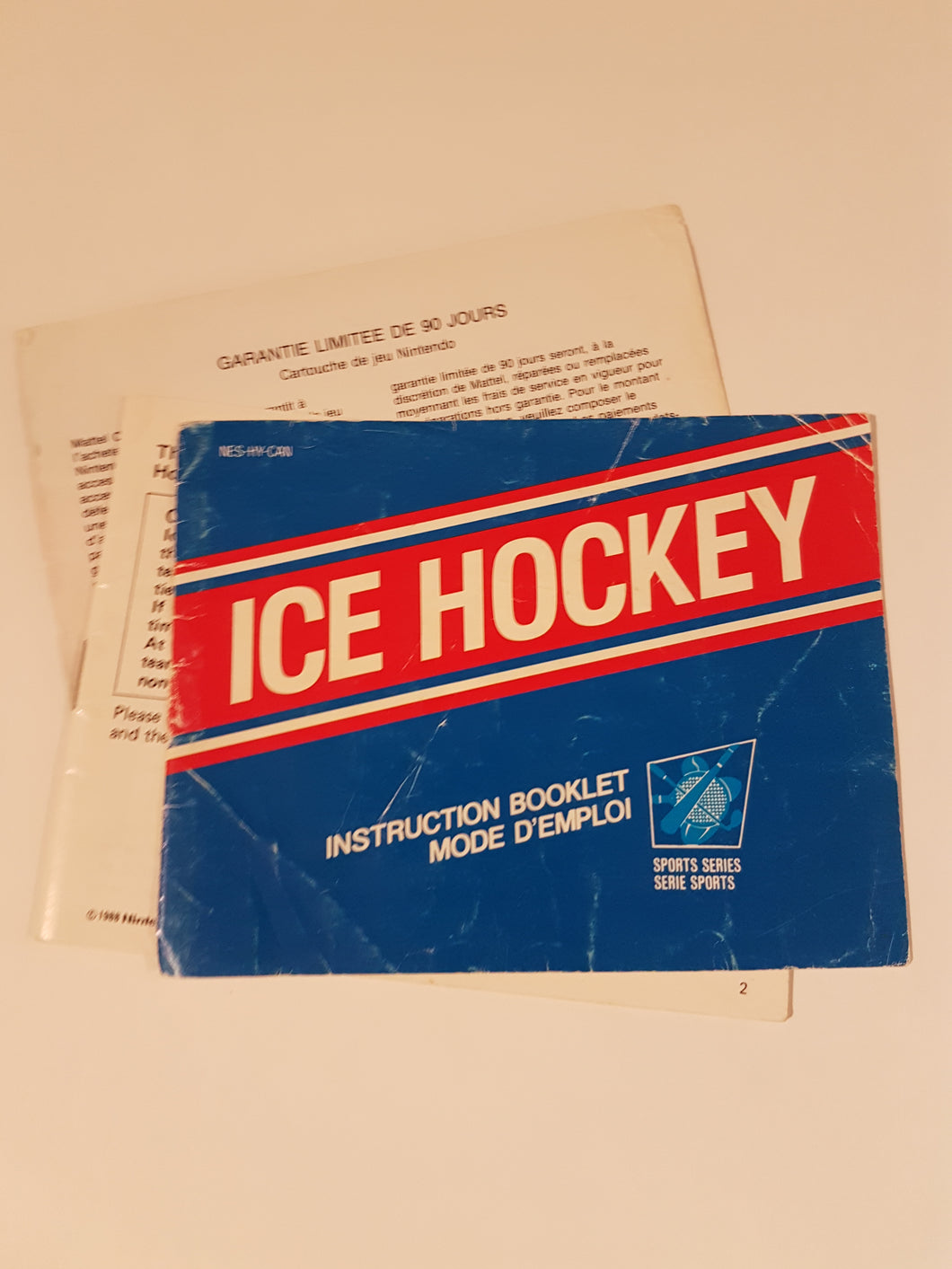Ice Hockey [manual] - Nintendo | NES