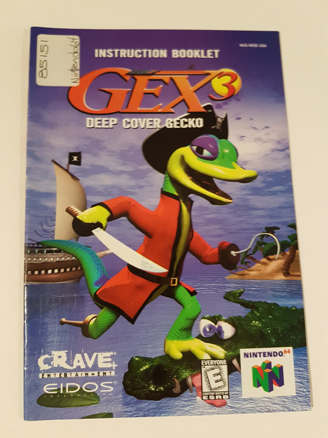 Gex 3 - Deep Cover Gecko [manuel] - Nintendo 64 | N64