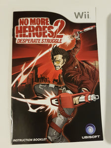 No More Heroes 2 - Desperate Struggle [manual] - Nintendo Wii