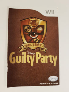 Guilty Party [manual] - Nintendo Wii