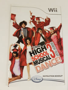 High School Musical 3 Senior Year Dance [manuel] - Nintendo Wii