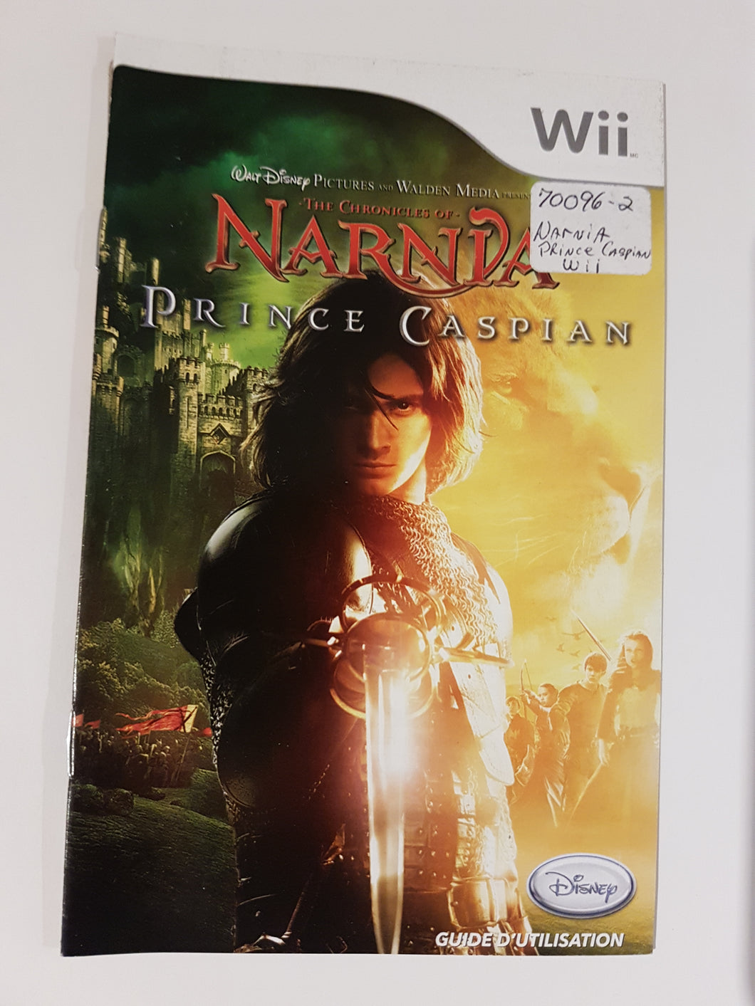 Chronicles of Narnia Prince Caspian [manual] - Nintendo Wii