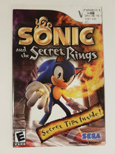 Charger l&#39;image dans la galerie, Sonic and the Secret Rings [manuel] - Nintendo Wii
